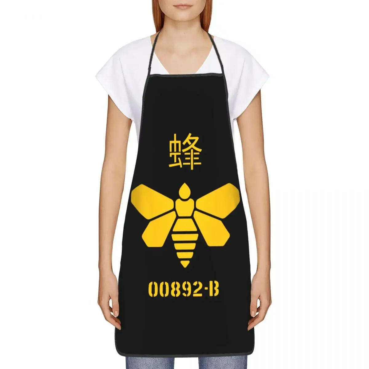 Breaking Bad Golden Moth Chemical Apron Women Men Unisex Bib Heisenberg Bee Kitchen Cooking Tablier Cuisine Chef Gardening