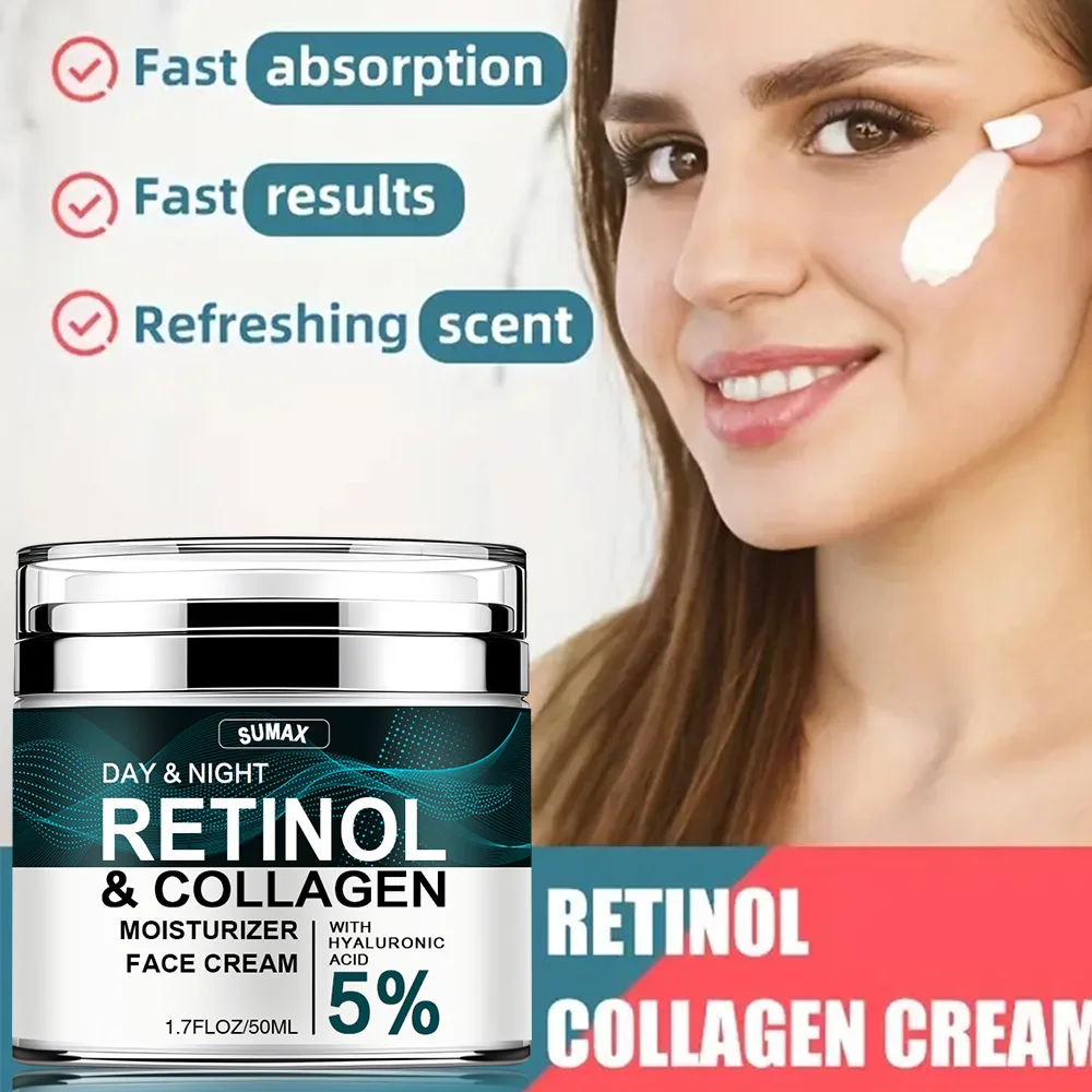 New Retinol Lifting Firming Cream Collagen Wrinkle Removing Face Cream Young Moisturizing Whitening Skin Brightening Product