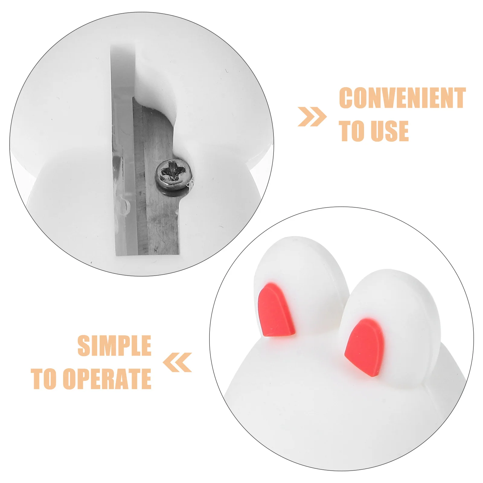 Small Cute Pencil Sharpener for Little Girl Manual Handheld Sharpening Tool for Home School Office Portable Compact Size