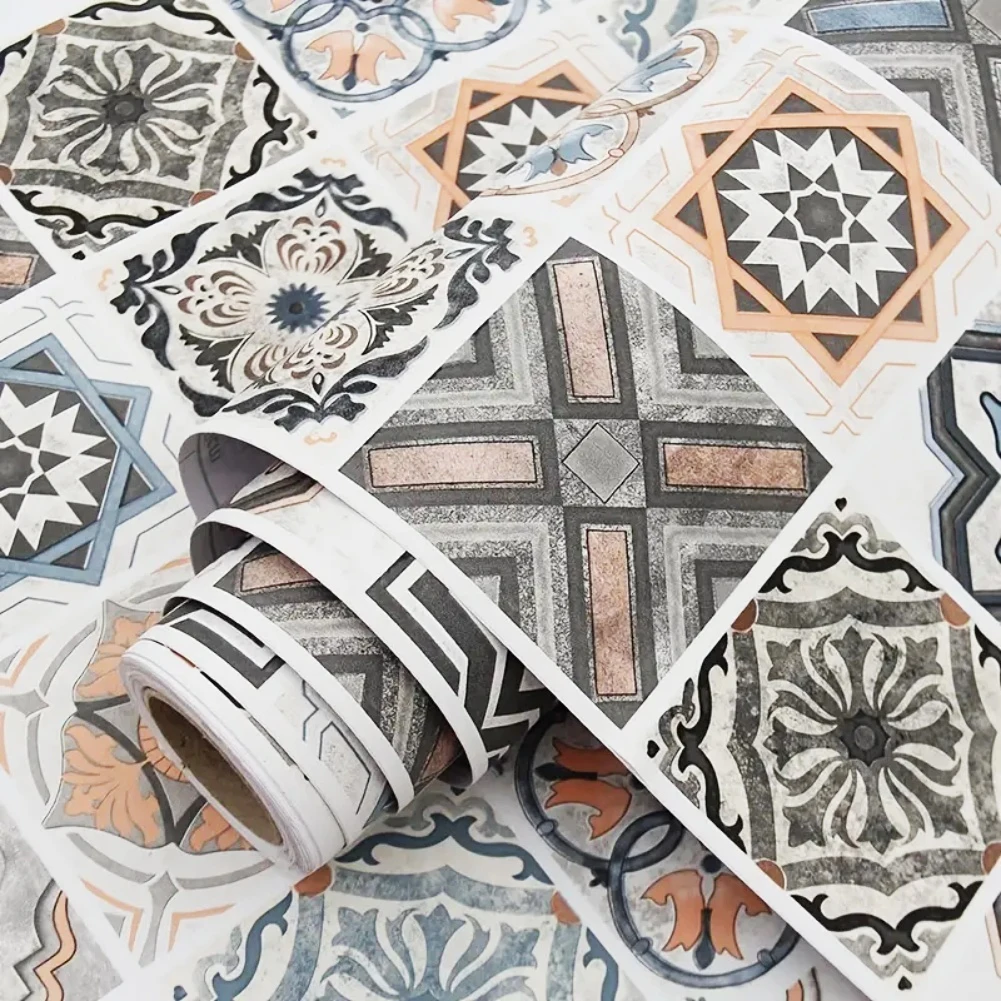 Kitchen Floor for protection Self-adhesive Decal Waterproof Floor Stickers For Kitchen Color Wear-resistant Material