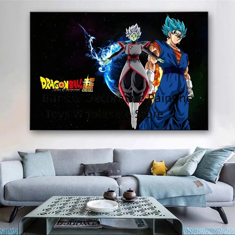 Classic Anime Poster and Painting Dragon Ball Goku Birthday Gifts Canvas No Frame Wall Art Prints Decor Bedroom Home Picture