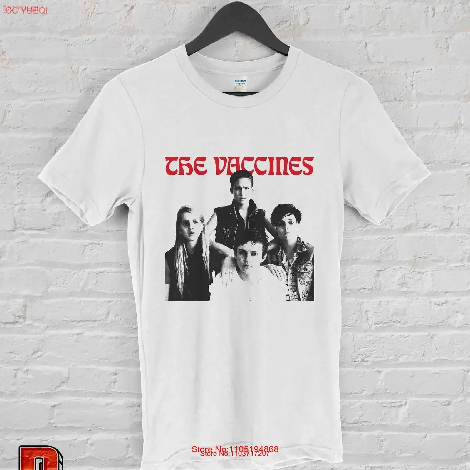 

The Vaccines Vintage T Shirt English Indie Rock Band Justin Young birthday gifT vintage Washed Comfortable Slightly homme