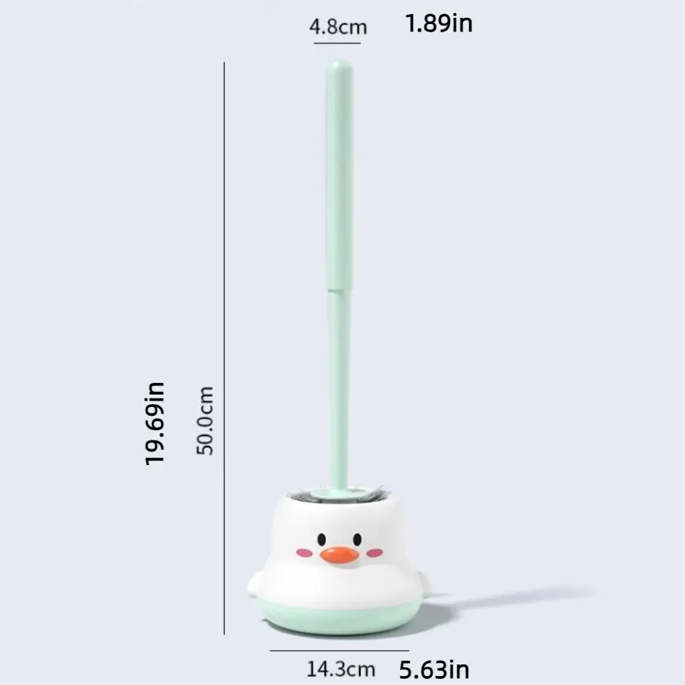 プラスチック製の壁に取り付けられた便器クリーナー,滑り止め,お手入れが簡単な歯ブラシ