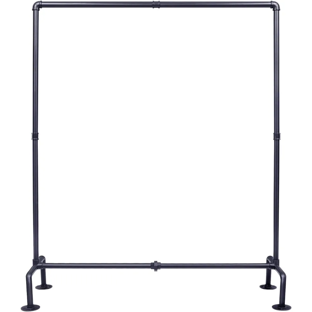 رف ملابس صناعي قوي قائم بذاته مع تصميم قابل للفصل لتخزين الملابس بكفاءة