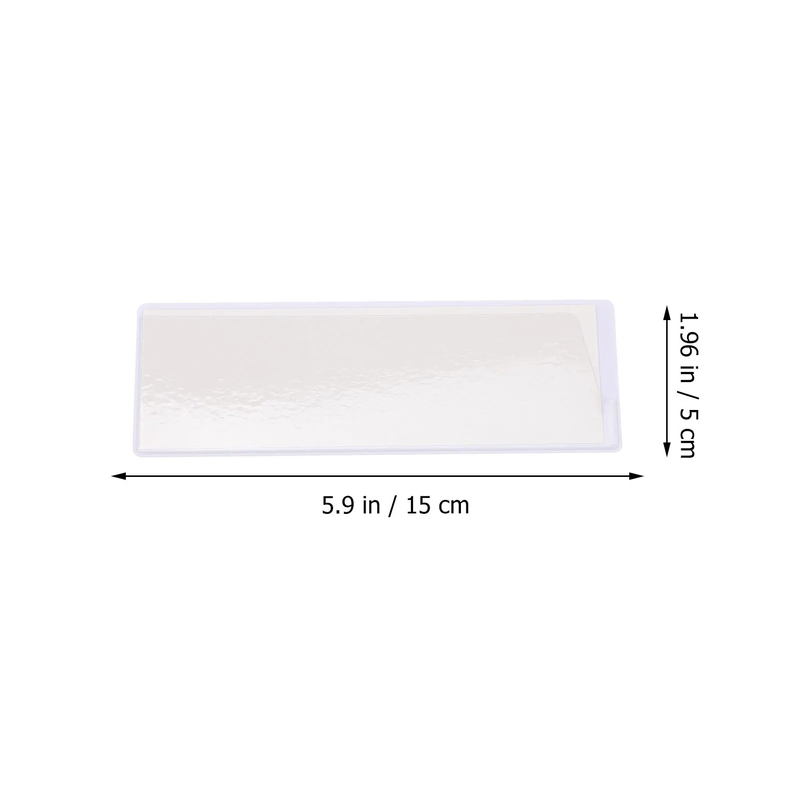 10 قطع من حاملي البطاقات المغناطيسية، أكمام ملصقات شفافة مقاومة للماء، تخزين ثابت للمكتب والمزيد من حامل الملصقات المغناطيسي #3