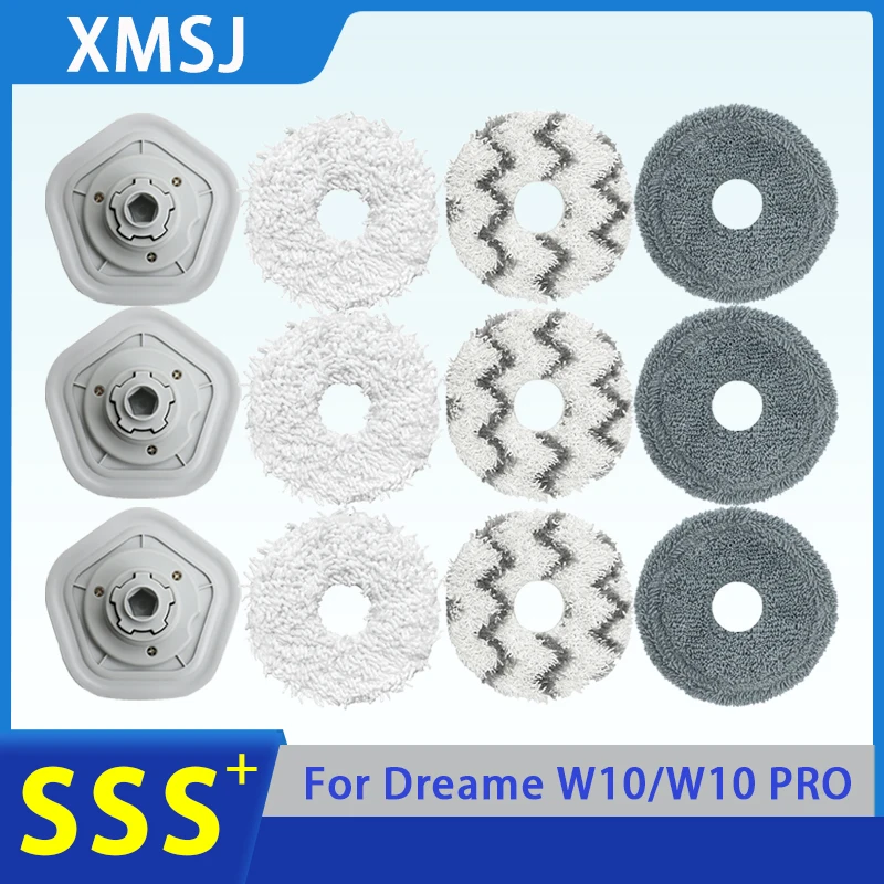 

For Xiaomi Dreame W10 Robot Vacuum Cleaner Accessories W10 PRO Mop cloth Bracket Washable Rag HEPA filter Replacement Spare Part