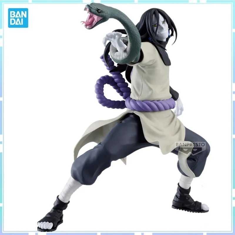 Bandai Original Banpresto Anime Naruto Vibration Stars Orochimaru VS PVC Action Figure Model Collection Toy Doll Gitts