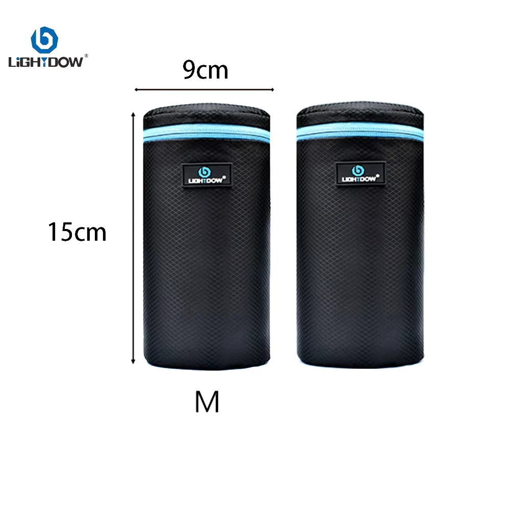 Lightdow cameralenstas Polyester etui Draagbare draagbare lenstas voor Canon Nikon Sony Pentax Fujifilm DSLR cameralenzen