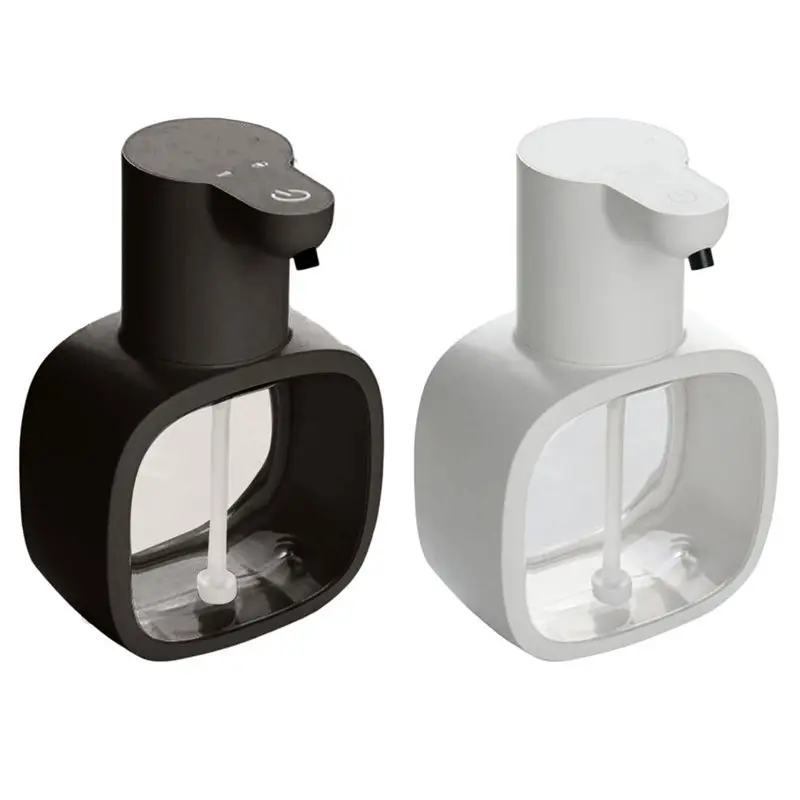 

~A61Z Smart Hand Washing Machine Automatic Soap Dispenser Wall Mounted 500Ml Rechargeable Induction Bathroom 2Pcs