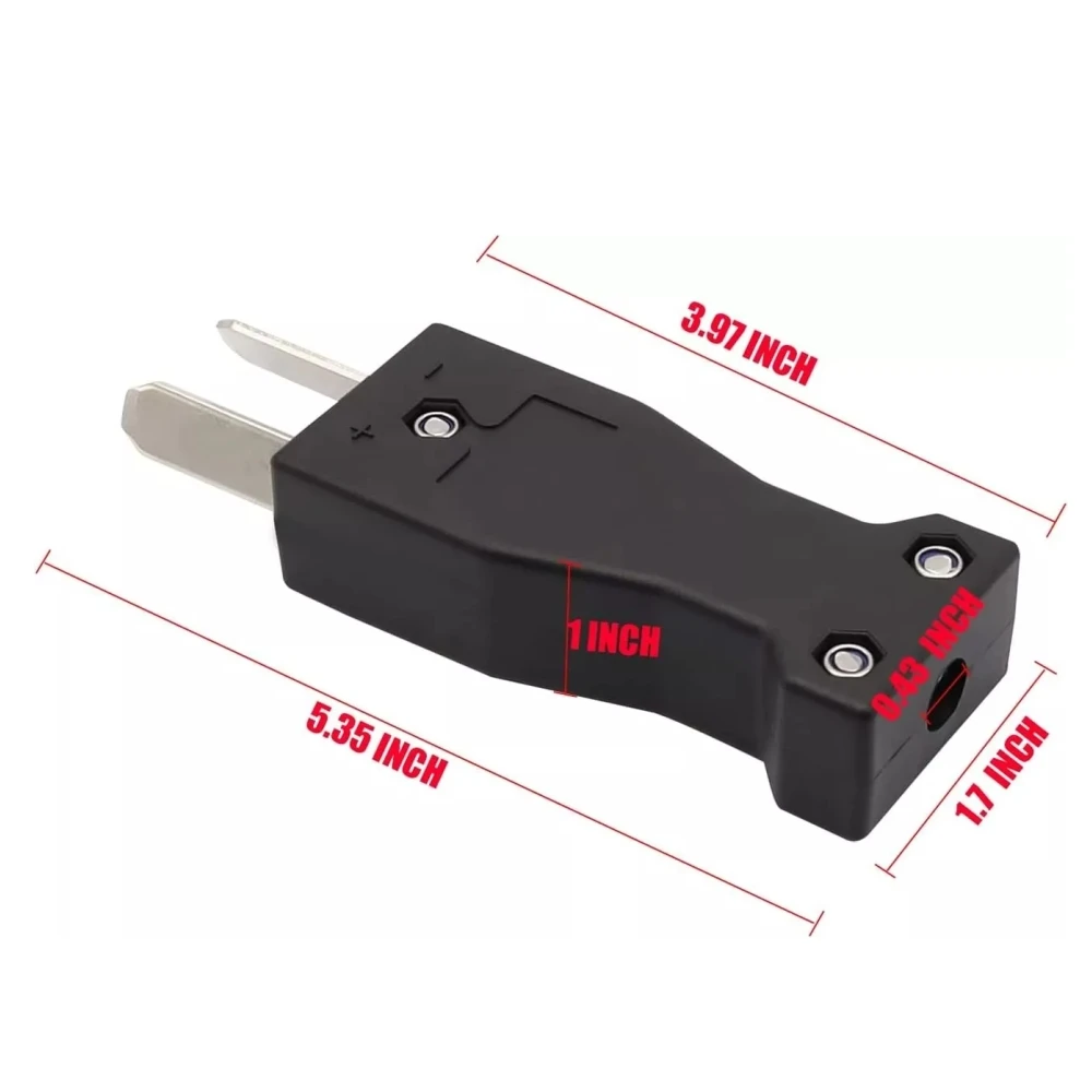 Golf Cart Charger Crowfoot Plug DC Connector 36V 48V for EZGO Club Car Yamaha