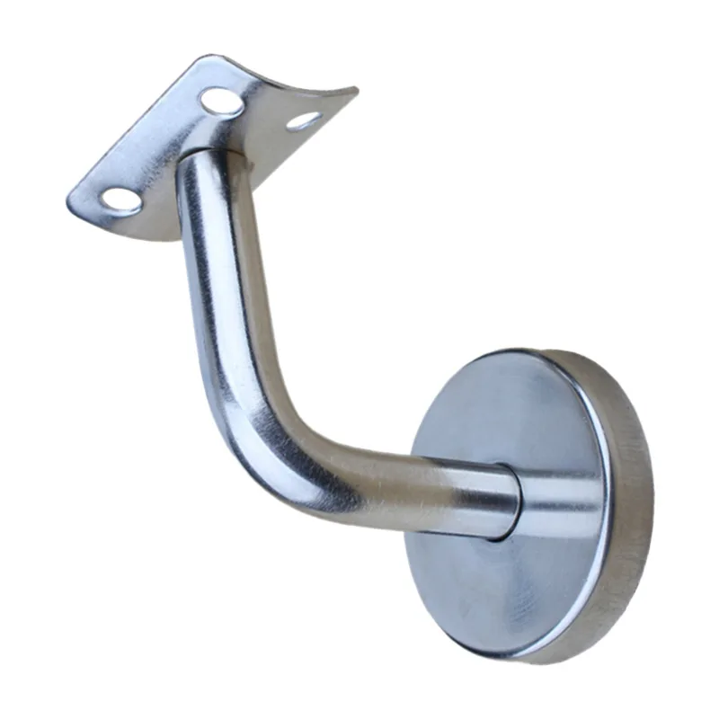 

6pcs Stainless Steel Handrail Wall Bracket Stair Handrail Bracket Holder Stair Support Hardware Railing for DIY Installation