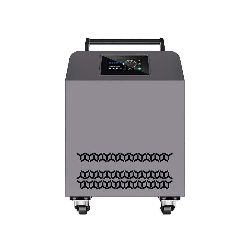 

Premium Ice Bath Chiller Remote Control Cold Plunge Water-Cooled R410a 220V Pump