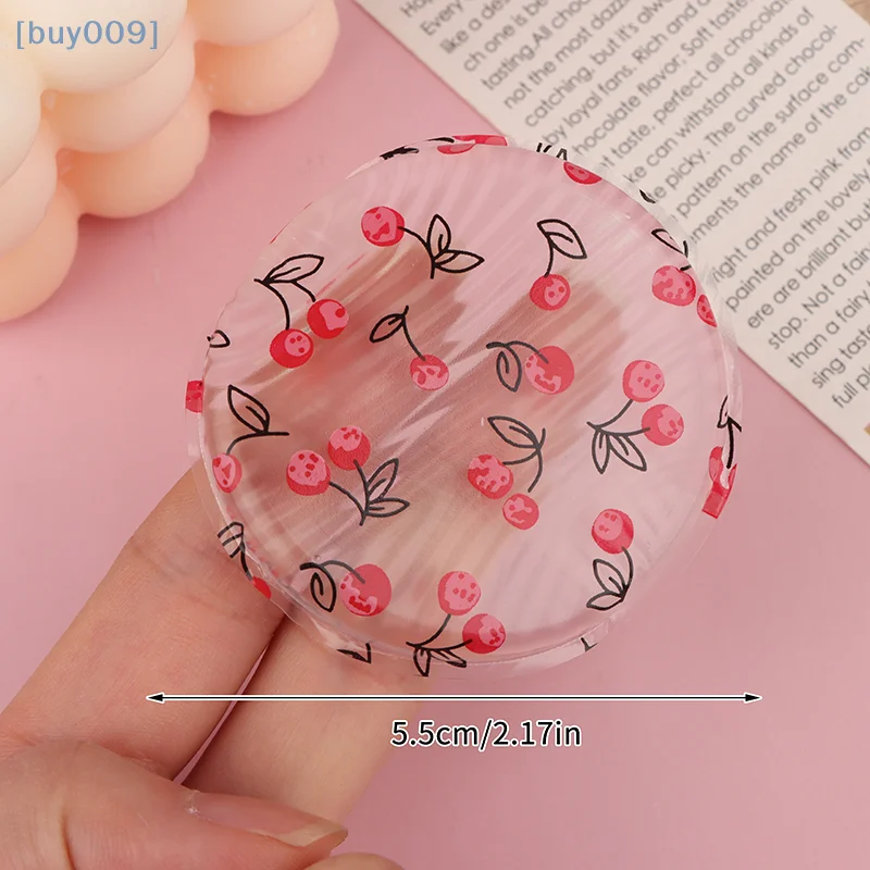 1/2 قطعة الكرز طباعة هلام السيليكون مسحوق نفخة الإسفنج الوجه إخفاء مستحضرات التجميل نفخة اكسسوارات لكريم الأساس لا مسحوق