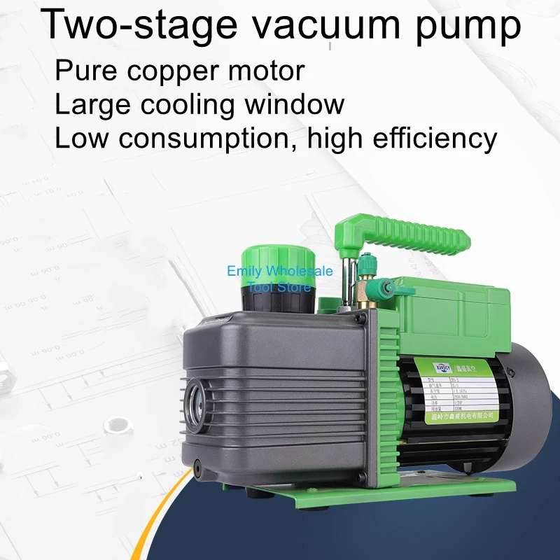 

1л роторно-лопастной вакуумный насос для ремонта кондиционера и холодильного оборудования, тренировочная модель, портативный вакуумный насос
