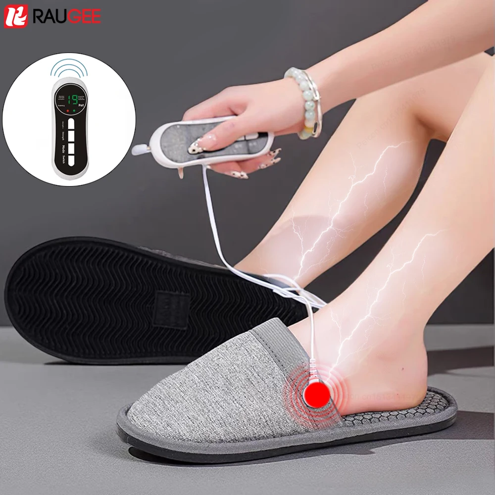 

Обувь для массажера для ног, интеллектуальный массажер для ног, 19-скоростной регулируемый EMS, импульсная вибрация с ЖК-дисплеем, пульт дистанционного управления