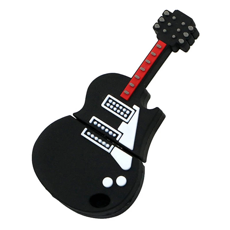 

USB Flash Drive Cartoon Guitar Appearance Memory Stick USB2.0 Pen Drive USB Stick For Desktop Laptop