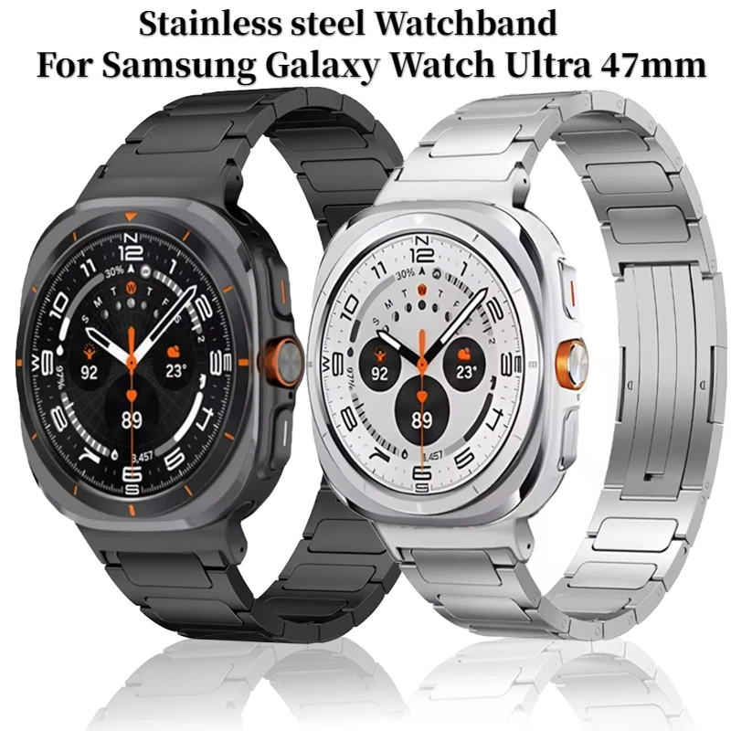 

Metal Strap for Samsung Galaxy Watch Ultra 47mm Titanium Alloy Stainless Steel Bracelet Watchband for Galaxy Watch Ultra Correa