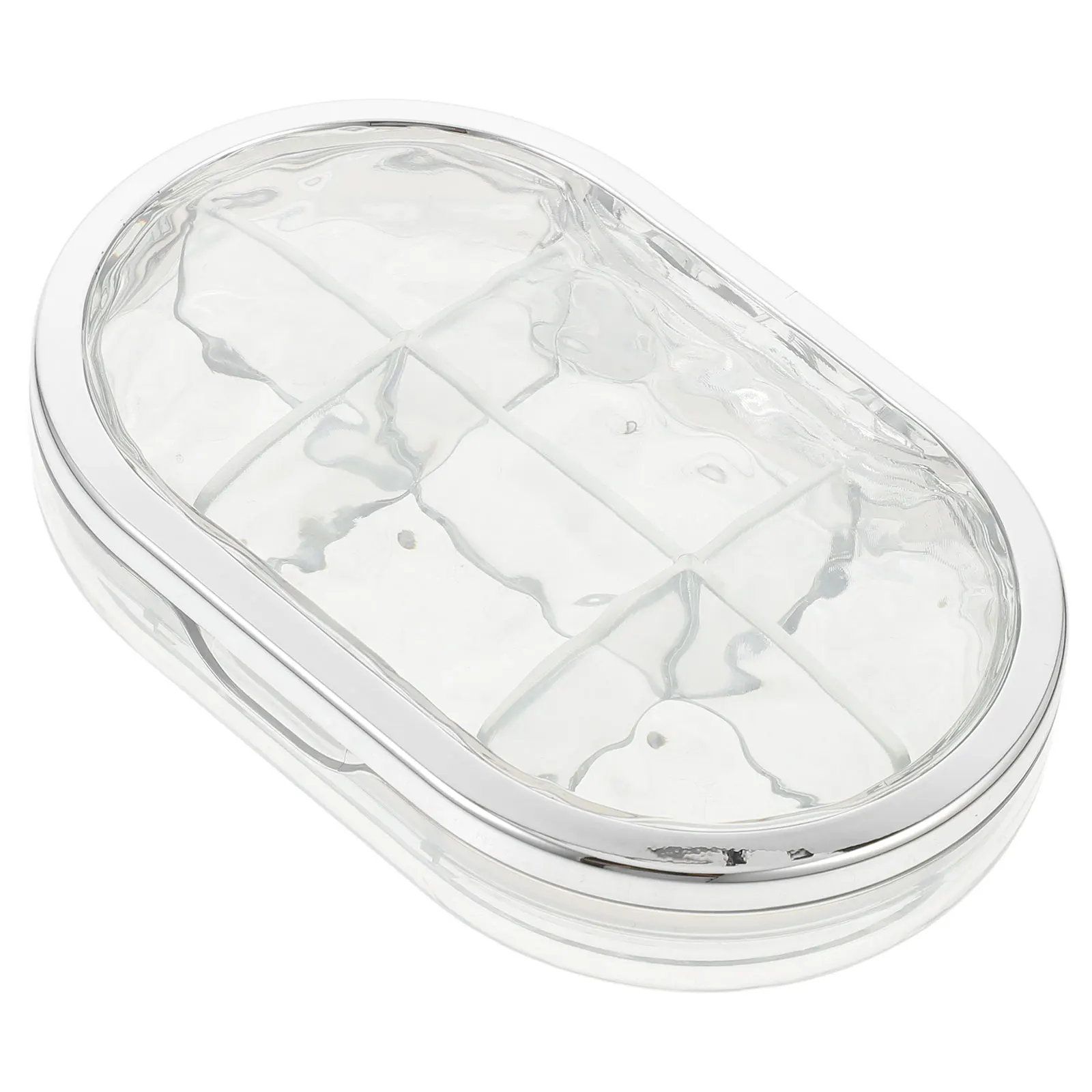 

Portable Large Medicine Organizer Box Transparent ABS Sealed Compact Daily Pill Case Travel Week Storage Solution