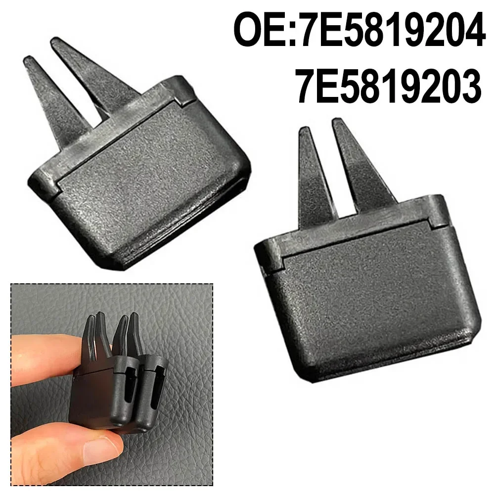 

01pcs Air Conditioning Grille Sliding Adjust Clip 7E5819204 7E5819203 For Transporter T5 Front Dashboard A/C Vent Outlet Clips