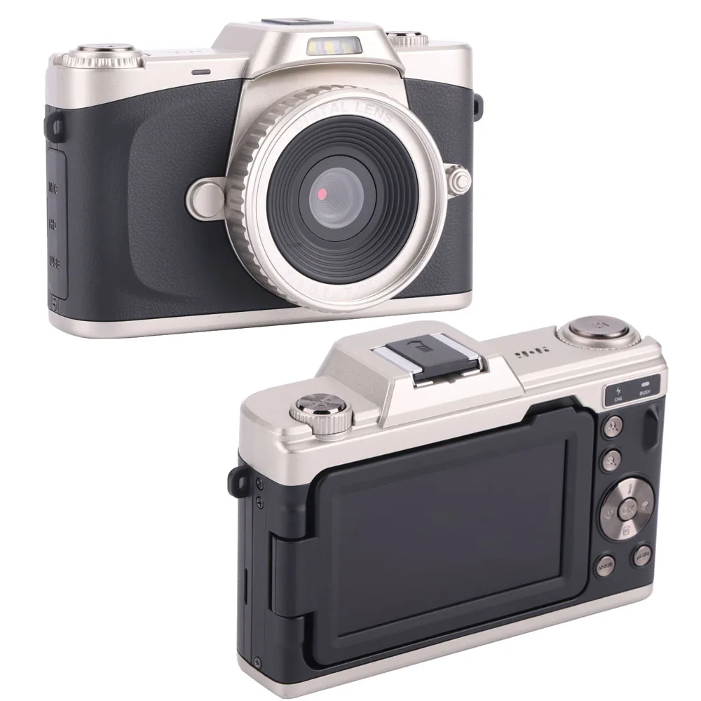 18X Digital Zoom Full Hd Mini Cmos Small Retro Professional Recorder Digital Cameras For Photography