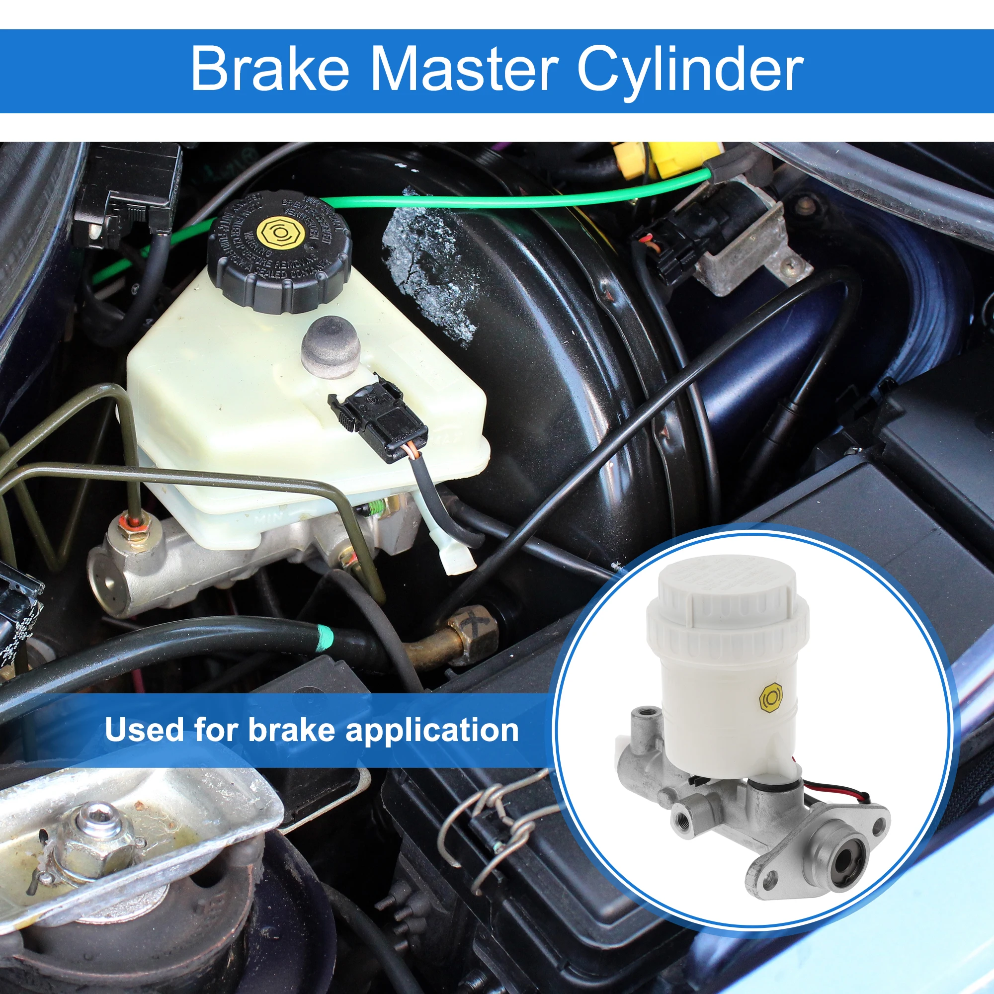 

Главный тормозной цилиндр UXCELL с резервуаром No MR129910 для Mitsubishi Mirage 1997-2002 гг.