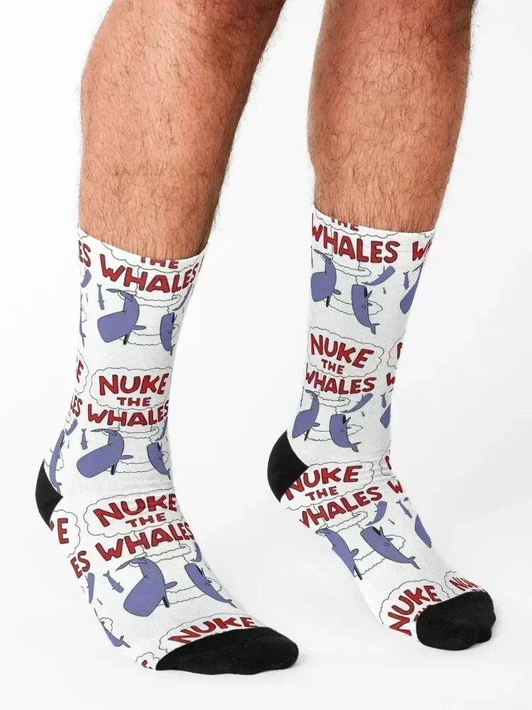 Nuke the whales Socks Sports happy New year's anime Socks Girl Men's