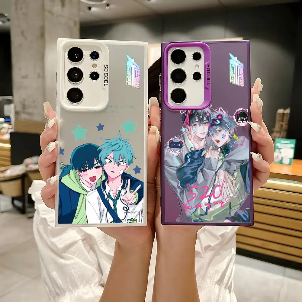 Anime Spiel Alien Bühne Telefon Fall Für Samsung Galaxy S25 S24 S22 S23 Ultra S21 S23 Plus 5G glänzende TPU Abdeckung Stoßfest Funda