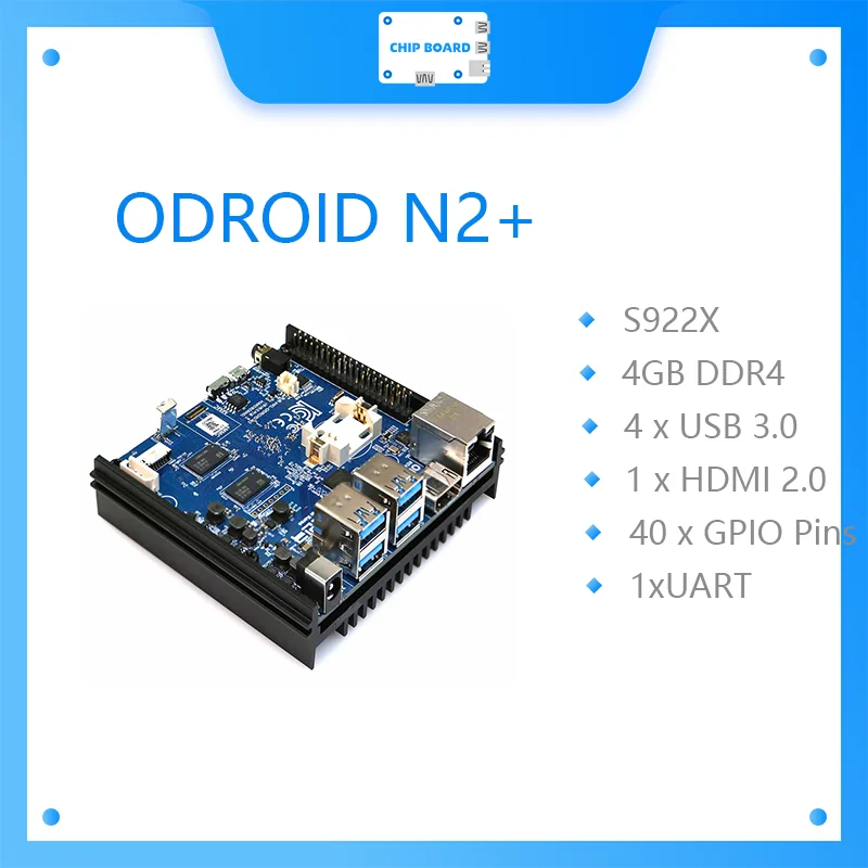 ODROID N2+ with  4GByte RAM For Developers S922X