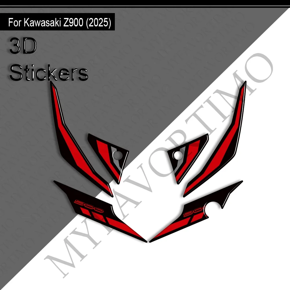 Voor Kawasaki Z900 Z900SE Motorfiets Tank Pad Gas Stookolie Cap Protector Kit Kuip Spatbord Covers Stickers Decals 2025 2026
