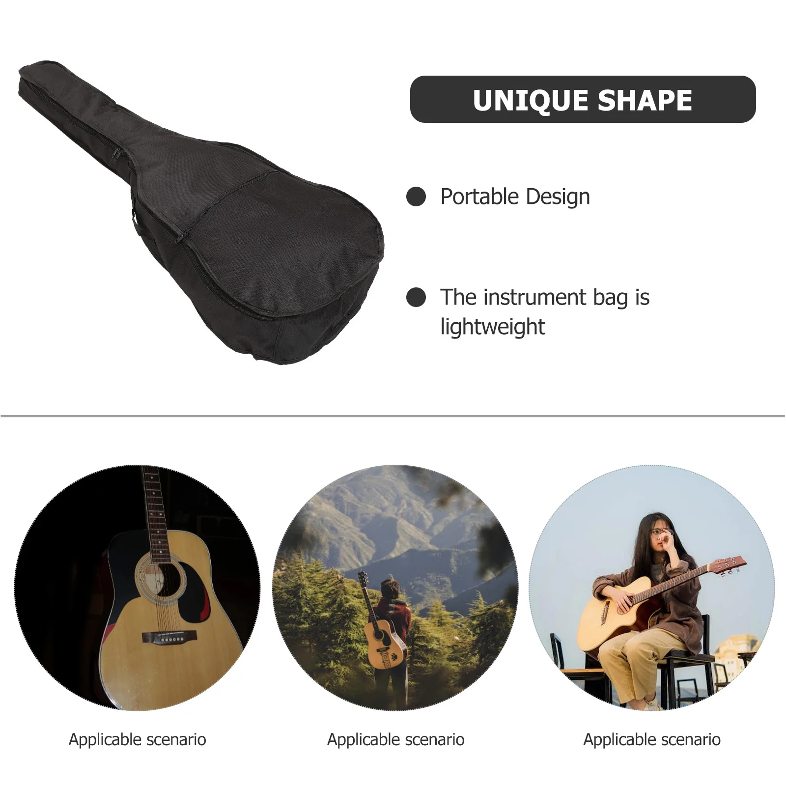 

Guitar Bag Case Accesories Instrument Water Proof Protective Sleeve Waterproof Cover 420d Oxford Cloth Storage