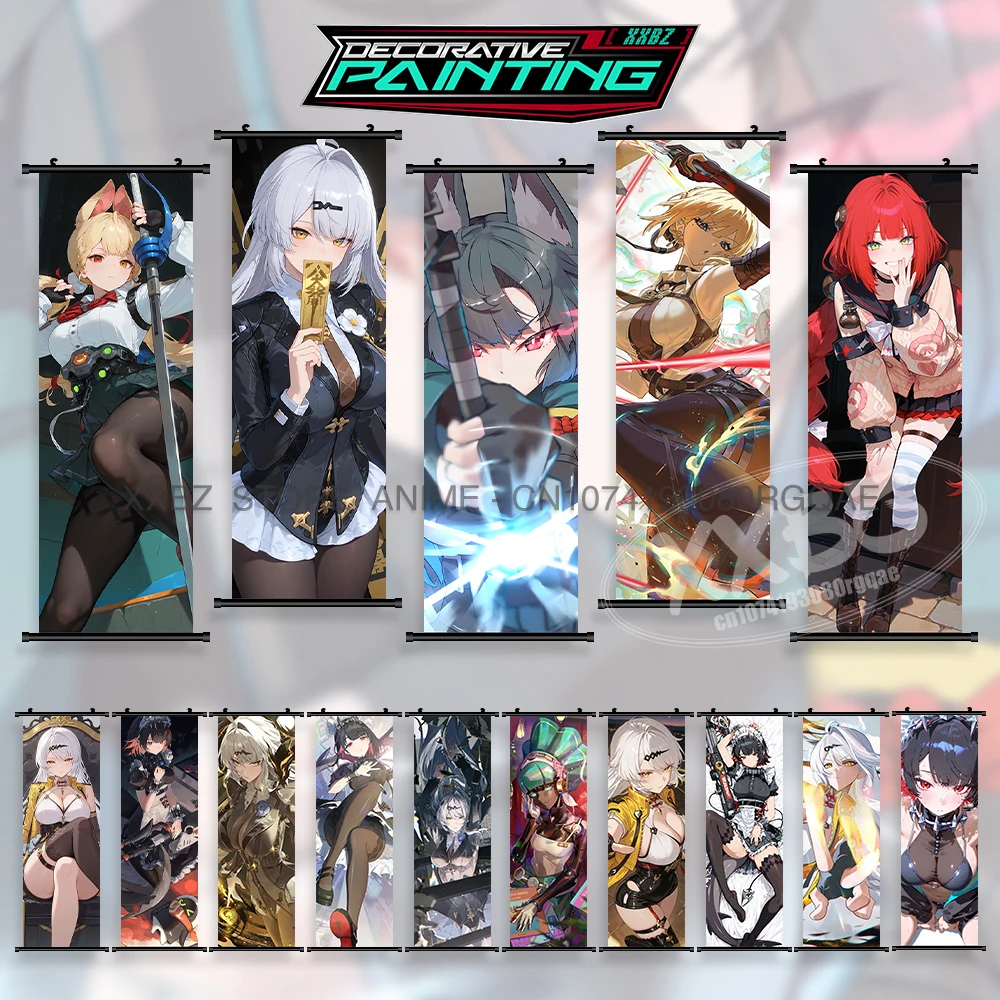 

Zenless Zone Zero Game Подвесная картина Современная настенная живопись Свитки Картина Аниме Печать Холст Плакат Домашний декор для гостиной