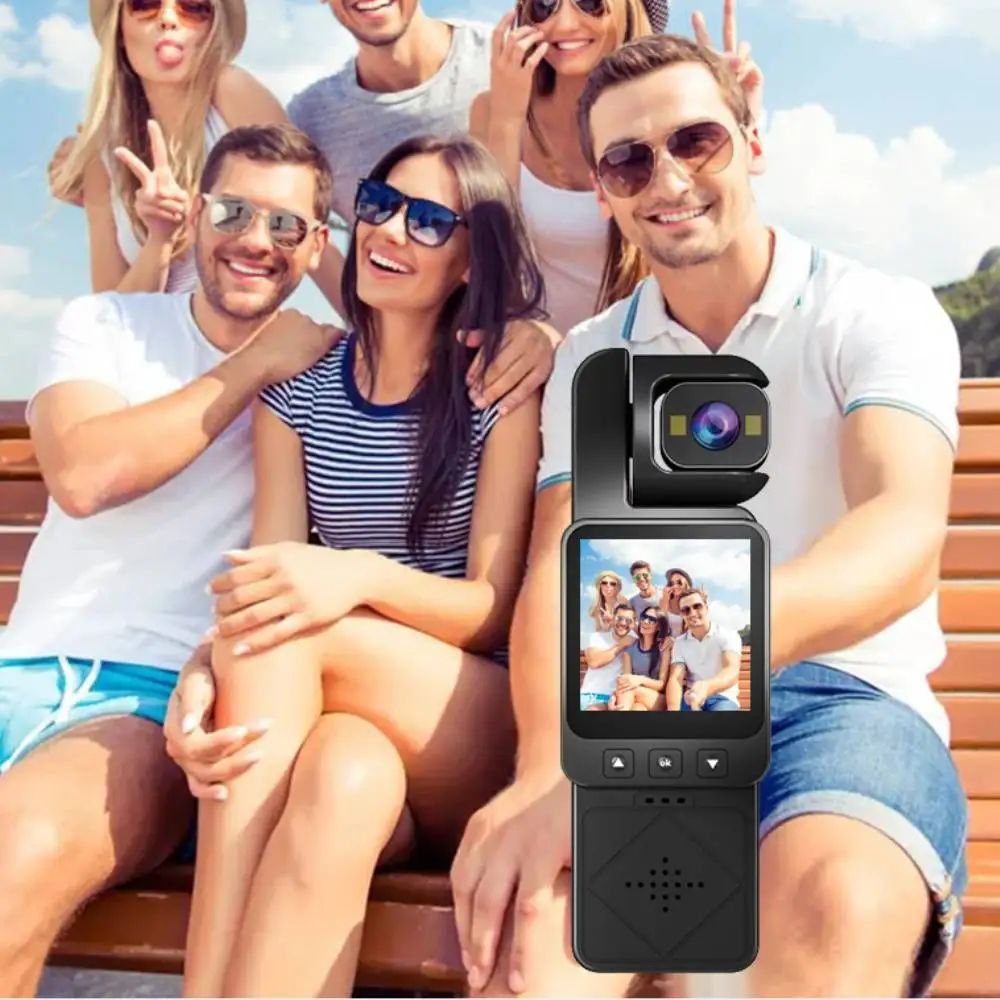 كاميرا عمل صغيرة WIFI IP65 كاميرا عمل مقاومة للماء 1.54 بوصة 1080 HD كاميرا رياضية الصدر يرتديها مسجل فيديو ركوب الدراجات تسجيل فيديو