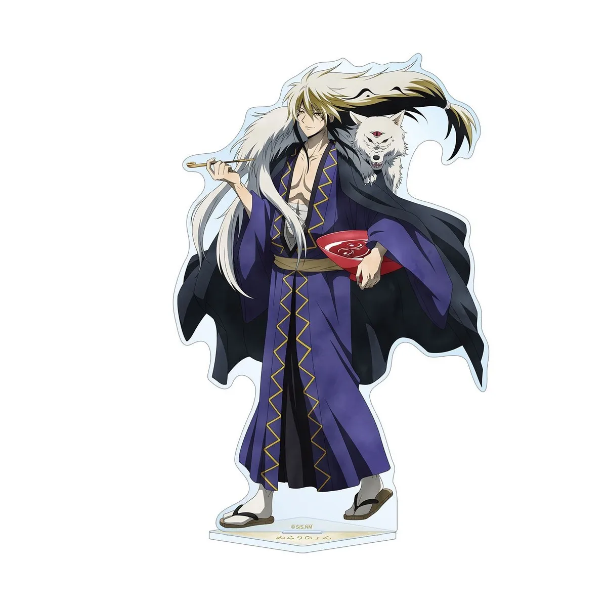 15cm 4PCS Anime Nura Rise of the Yokai Clan Keychain Acrylic Stand Figure Cosplay Character Gifts Decoration Goods Accesorios
