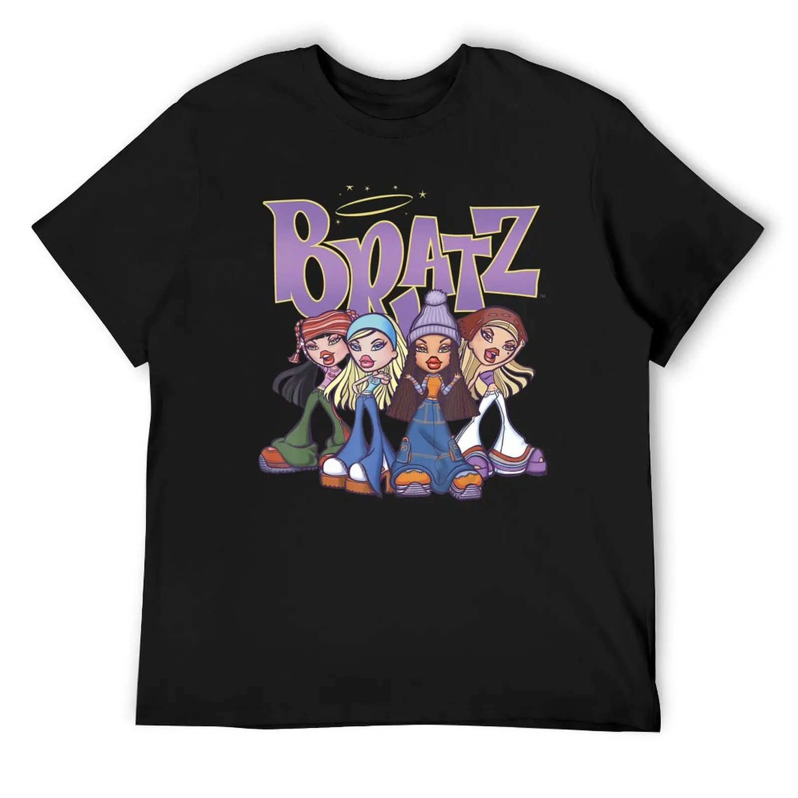 

Bratz Original Four Group Shot Newest T-Shirt tops T-shirts oversize valentines clothes oversized t shirt men t shirt