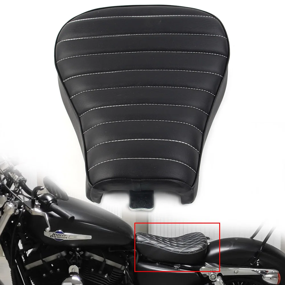 

Horizontal Stripe Travel Front Seat Pad Driver Cushion For Harley Sportster XL883 XL1200 X48 72 2004-2019 Motorcycle Accessories