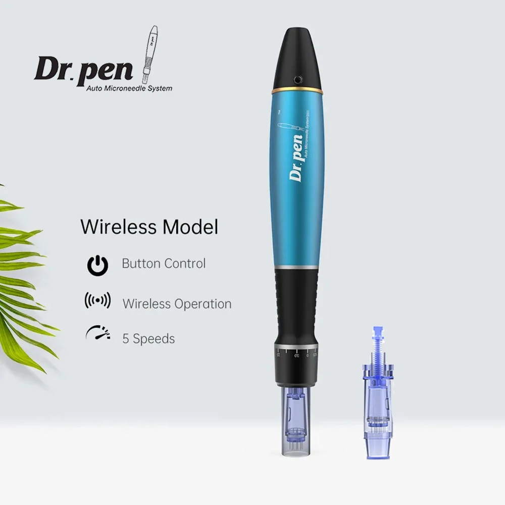 Dr.Pen Ultima A1 Microneedling Pen Professional Electric Derma Auto Pen with 2Pcs 12Pin Cartridges for Skincare CE & RoHS