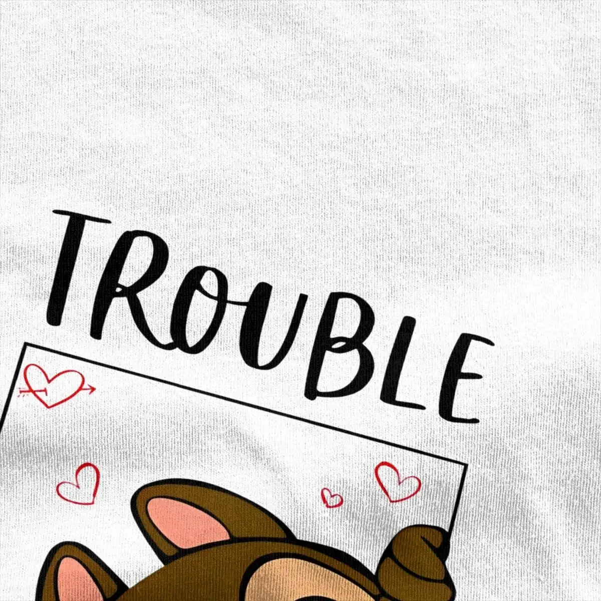 Trouble Double Couple Chipmunks Valentines Day Oversized T Shirts Novelty Tshirt for Summer Awesome Casual Short Sleeve Tops