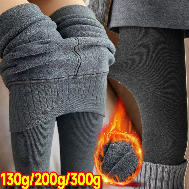 

Warm Knitted Tights Autumn Winter Elastic Thermal Stocking High Waist Y2K Streetwear Pantyhose Women Girls Thick Warmth Leggings