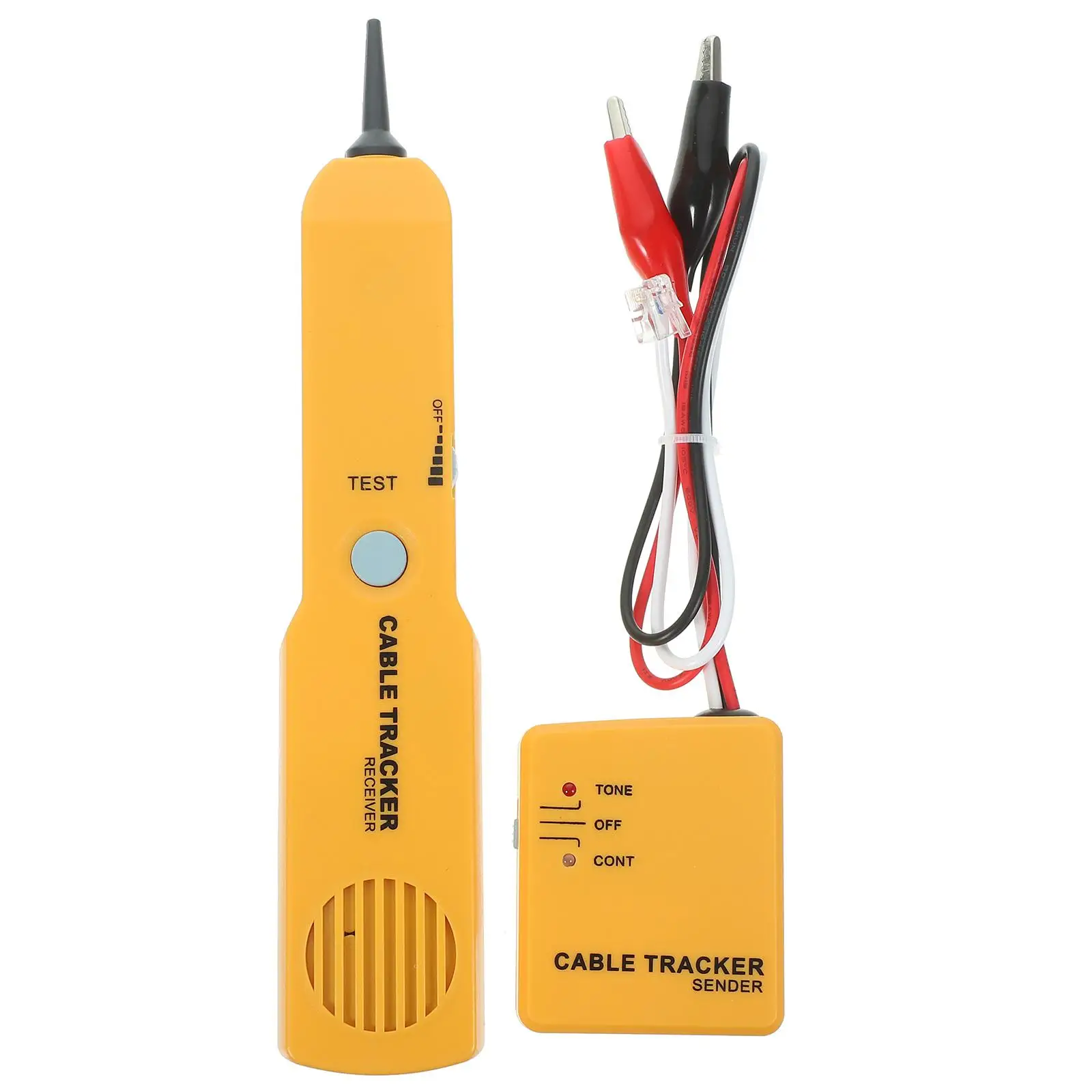 

Tone Line Finder Professional Wire Tracer Cable Tester Suite Small Circuit Breaker Kit Detects Open Short Conditions