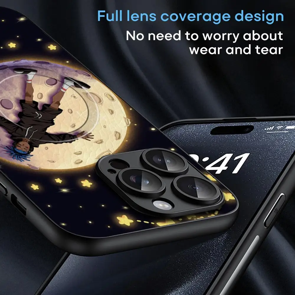 Hot X-XX-X T-Tenta-cionS rap Phone Case For iPhone 16 15 14 13 12 11 Plus Pro Max  High-end Luxury Magsafe Sheepskin