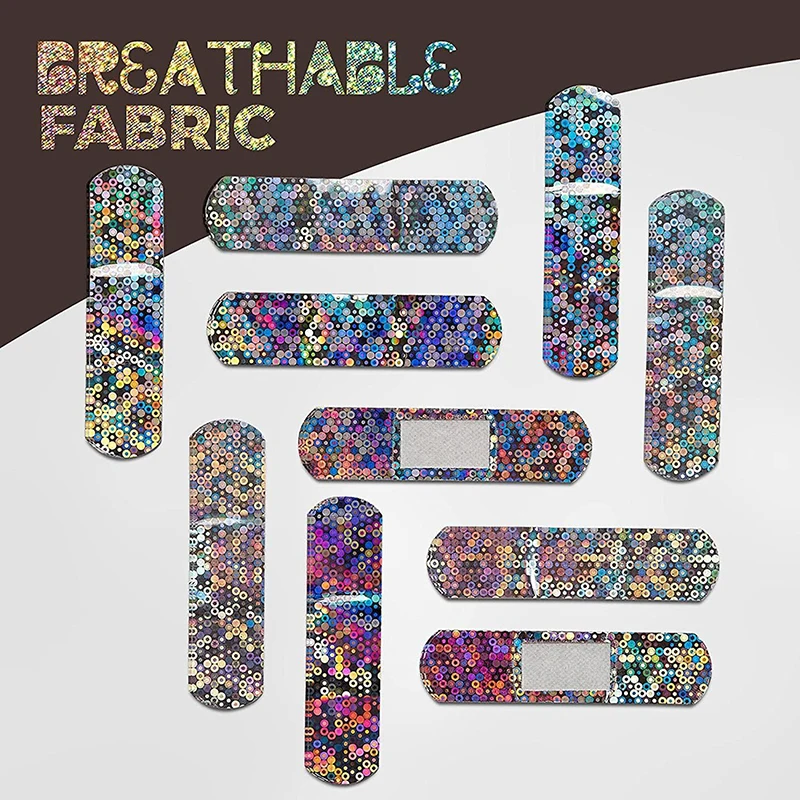 10Pcs Waterproof Breathable Flash Band Aid Hemostasis Adhesive Bandages First Aid Emergency Kit For Kids Children