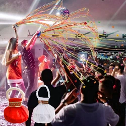 10/20Pack White Streamers Poppers Wedding Decorations Paper Crackers Hand Throw Confetti Streamer for Engagement Party Supplies
