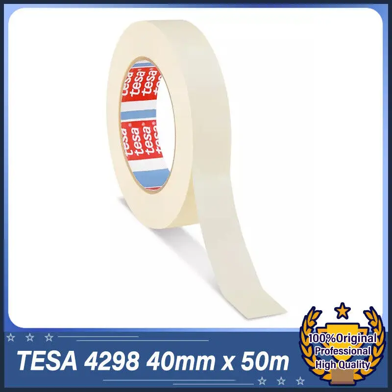 TESA 4298 Cinta 40 mm x 50 m Adhes bien en superficies polares y no polares