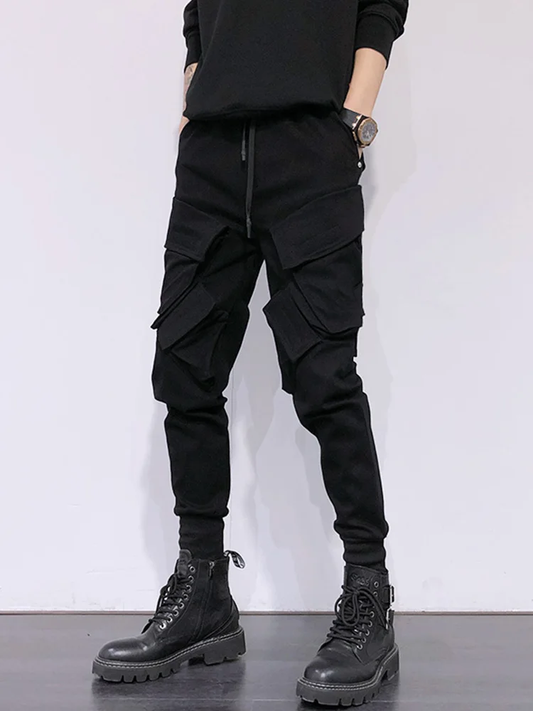 

2022 Ruffian tribe autumn dark trend corset leisure Harun pants men's fashion brand functional slim fit versatile overalls