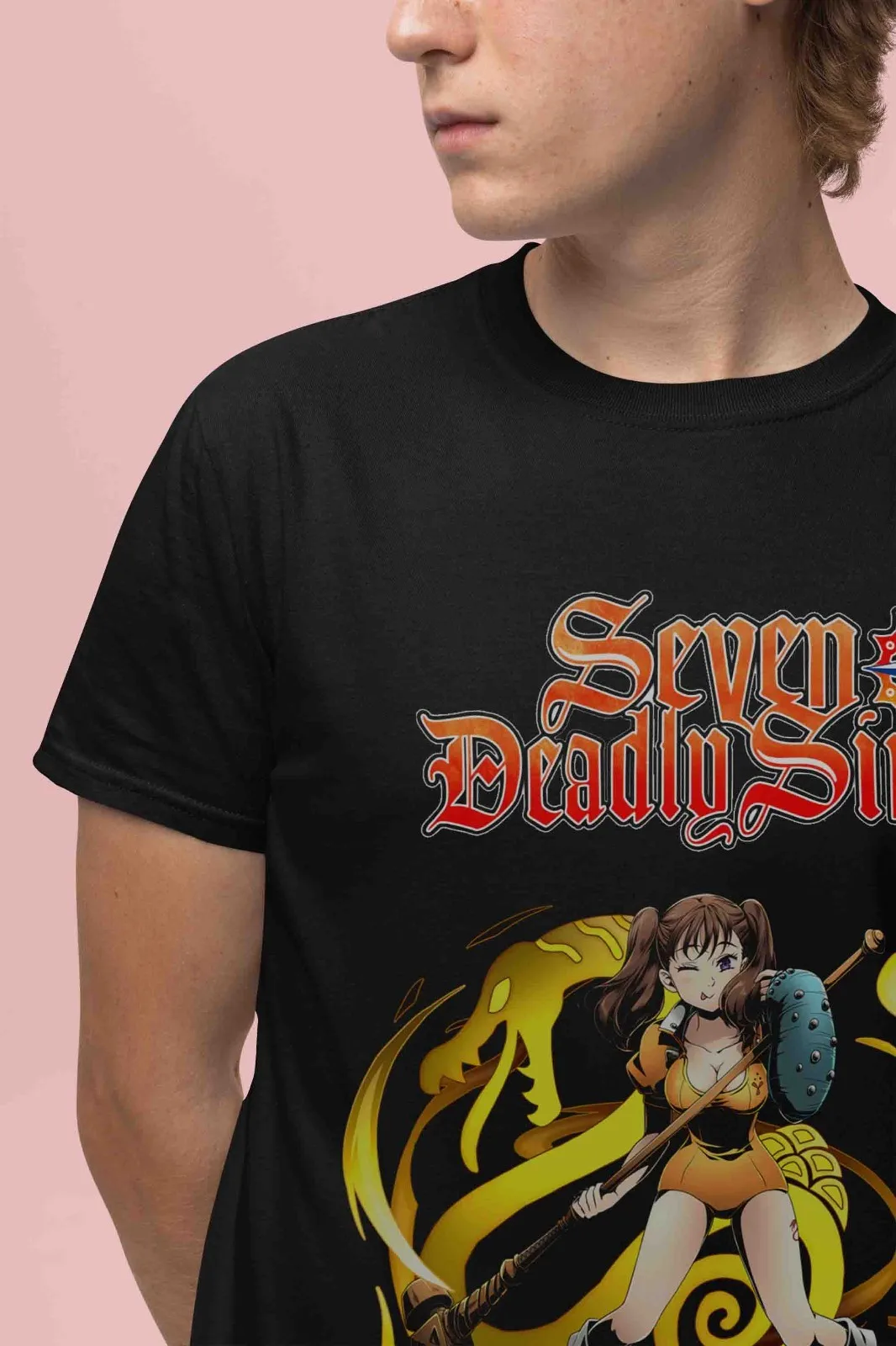 Seven Deadly Sins Shirt Diane Tshirt Meliodas T-Shirt Escanor Anime Unisex Tee