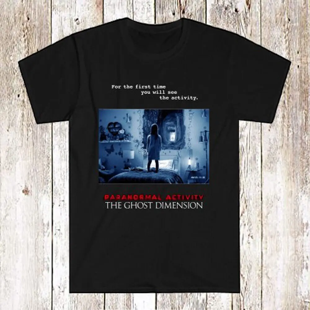 Paranormal Activity Men's Black T Shirt Size S 5XL