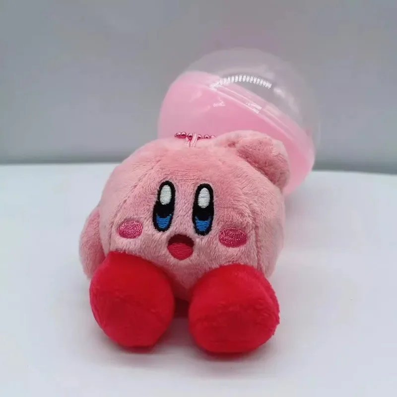 Kitan-Japão Gashapon Kirby Brinquedo Cápsula, Anime Bonito, Pelúcia Macia, Demondoll Rosa, Figura Saco, Chaveiro, Mini Presente