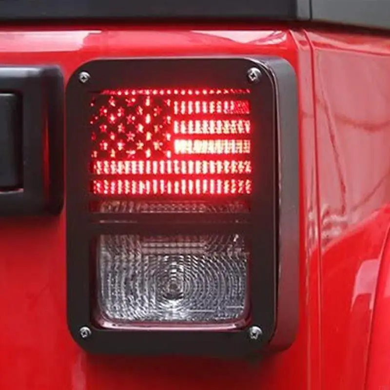 77HF ممارسة تركيب واقي الضوء الخلفي لسيارة الدفع الرباعي 2007 2018 يعزز الموضة الأمنية #4