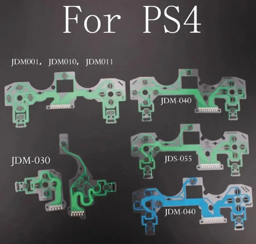 

50PCS 100PCS Handle Keypad Flexible Controller Membrane Conductive Film Replacement for PS4 JDM JDS 030 040 050 055 Controller