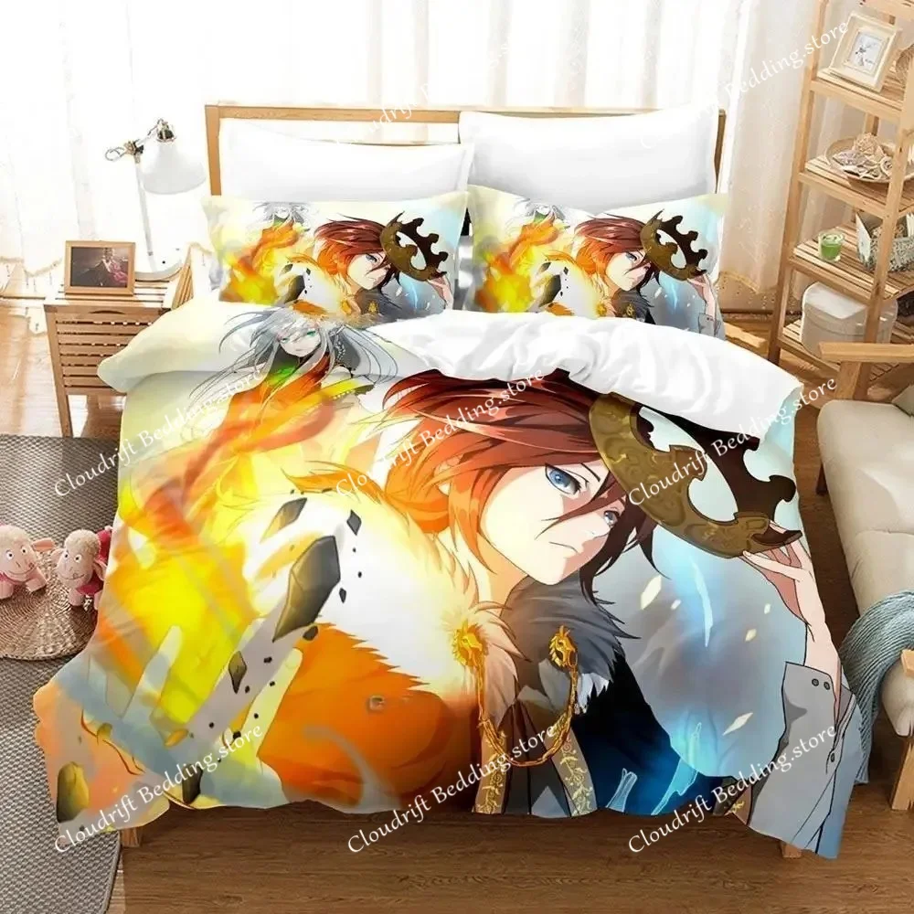 

New The Beginning After The End Bedding Set Single Twin Full Queen King Size Bed Set Adult Kid Bedroom Duvet cover Sets Anime